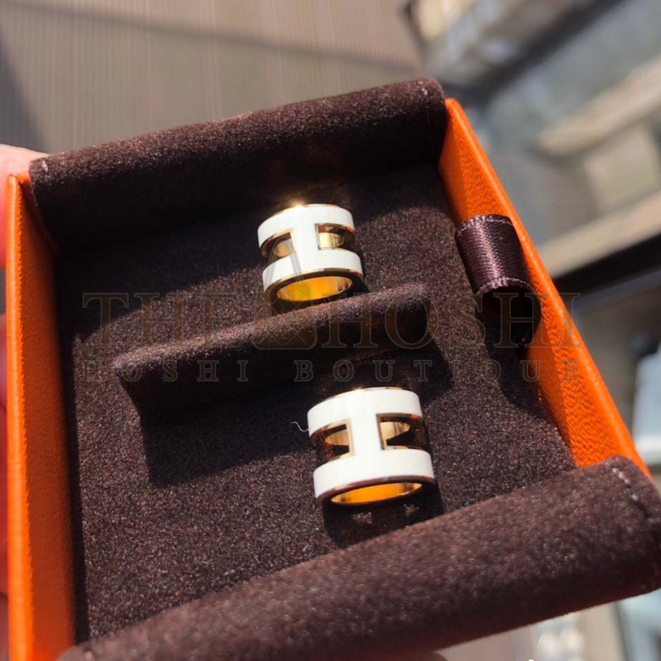 H**me5 Women Pop H Earrings Jewelry White Master Quality