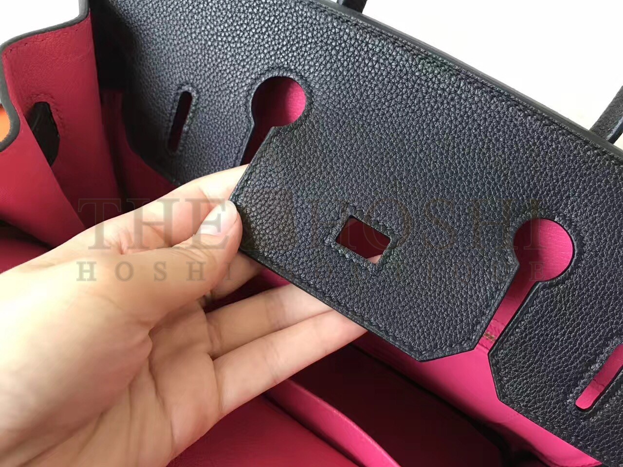 H**me5 Black Birkin 30cm Clemence Handmade Bag Master Quality