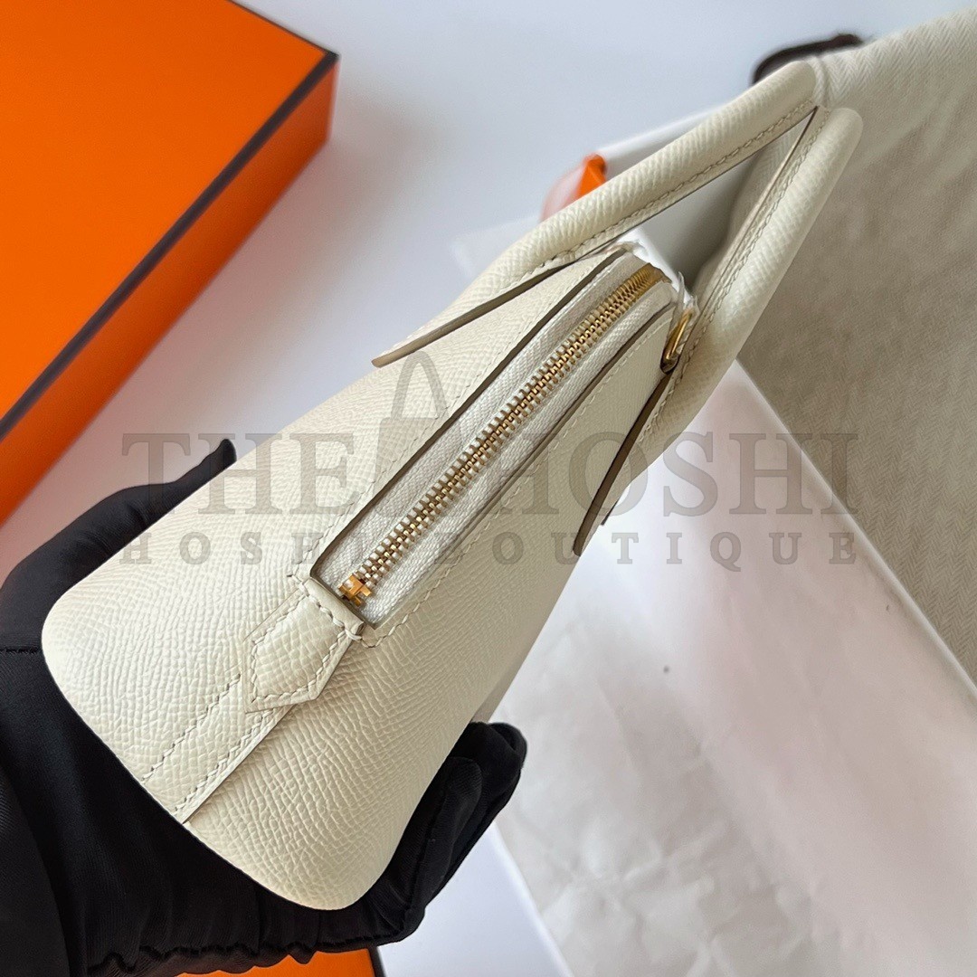 H**me5 Bolide 1923 Mini Handmade Bag In Craie Epsom Calfskin Master Quality
