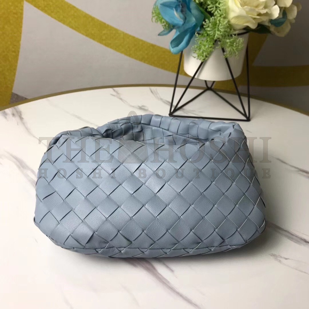B0tt*ga Ven*ta Mini BV Jodie Bag In Light Blue Woven Leather Master Quality