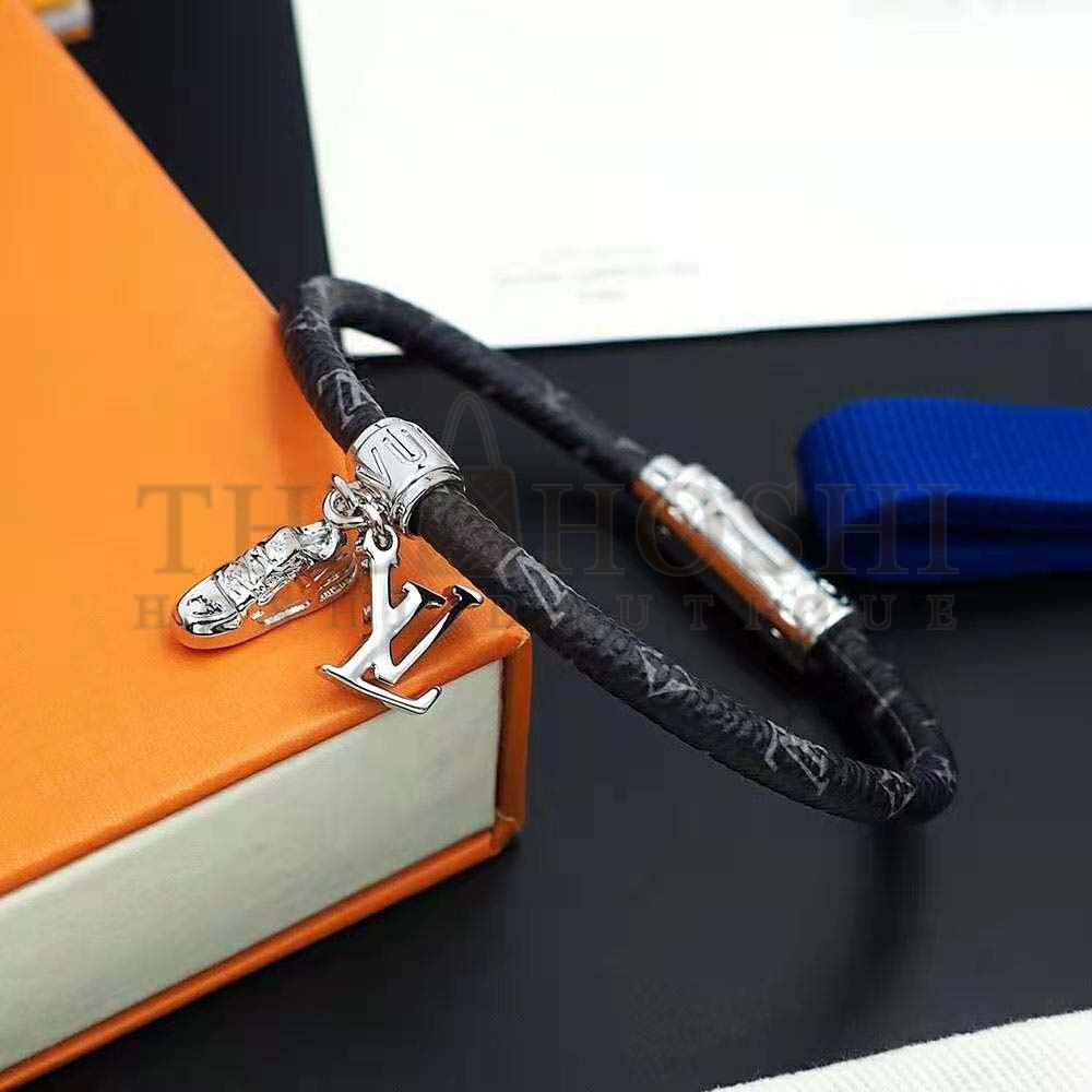 L0vis Vvtt0n Men LV Icon Trainer Leather Bracelet Master Quality