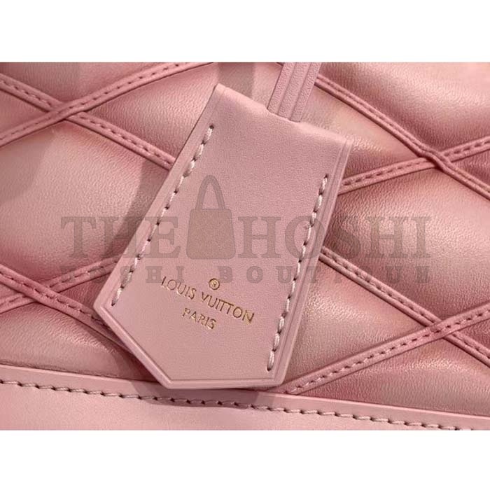 L0vis Vvtt0n LV Women Alma BB Handbag Rosabella Pink Lamb Cowhide Leather Master Quality