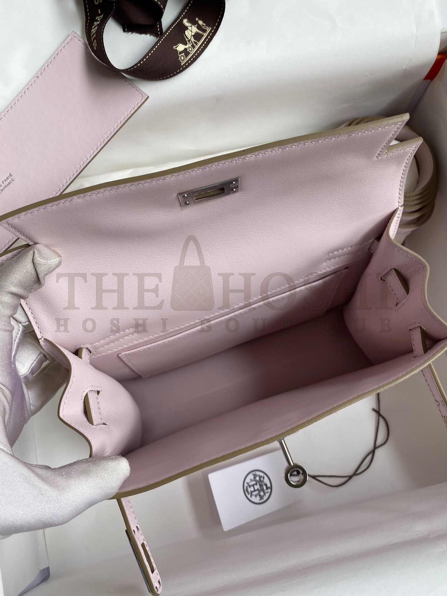 H**me5 Kelly Danse II Bag In Mauve Pale Evercolor Calfskin Master Quality