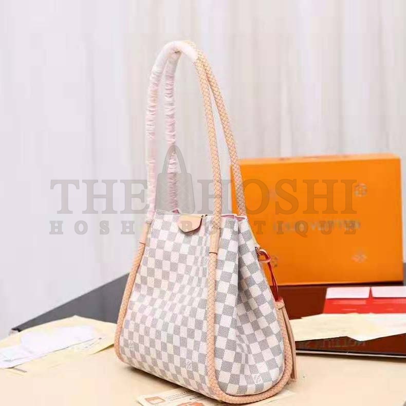 L0vis Vvtt0n LV Women Propriano Shoulder Tote Bag-Sandy and Grey Master Quality