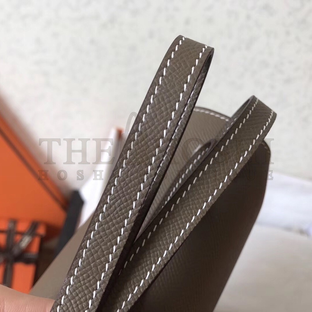 H**me5 Etoupe Epsom Constance Elan 25cm Bag Master Quality