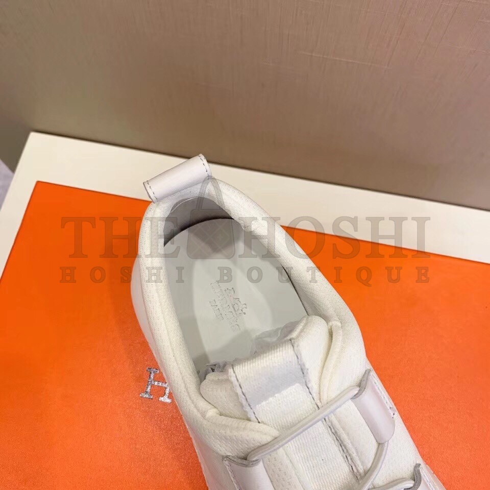 H**me5 Team Sneakers In White Double-sided Technical Mesh Master Quality