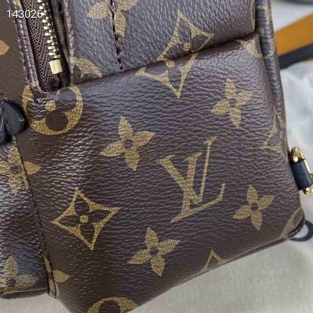 L0vis Vvtt0n LV Unisex Palm Springs Mini Monogram Coated Canvas Textile Lining Master Quality