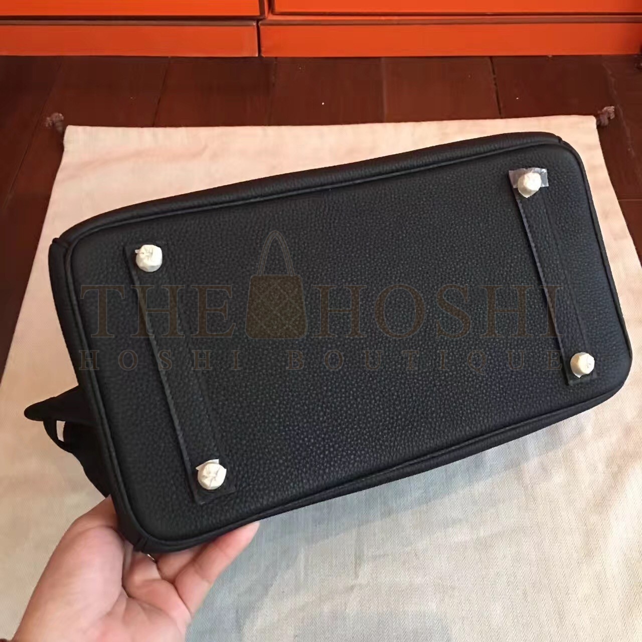 H**me5 Black Clemence Birkin 40cm Handmade Bag Master Quality