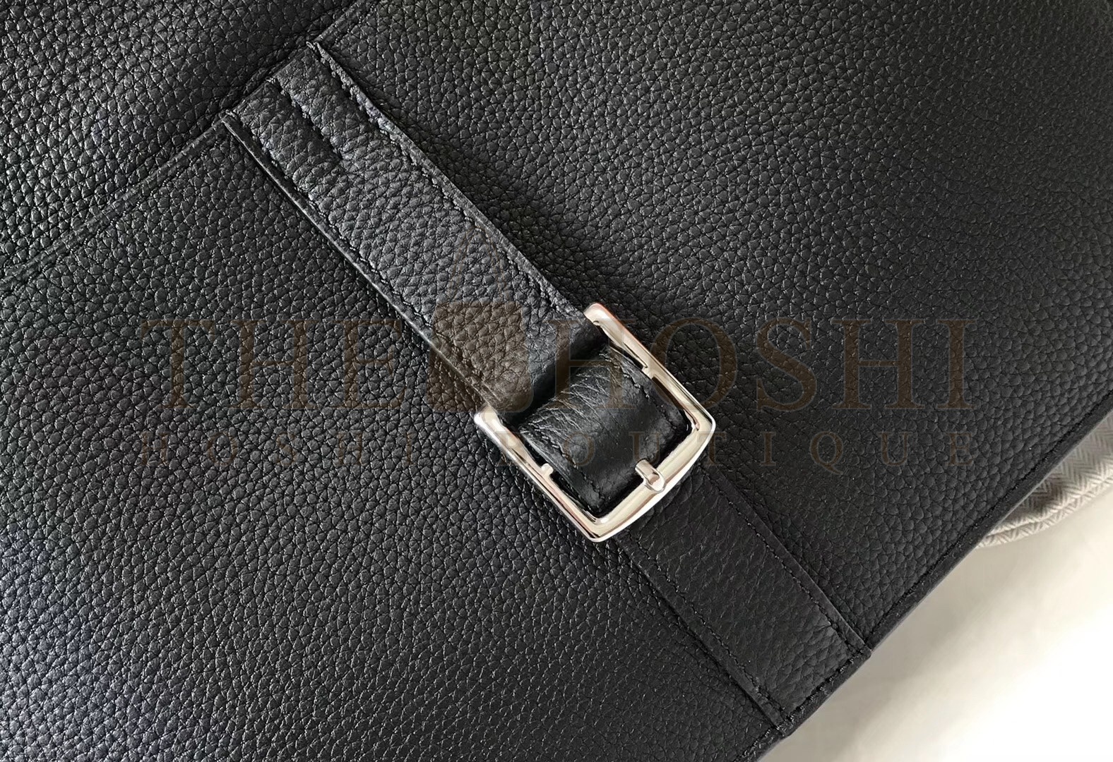 H**me5 Halzan Bag In Black Clemence Leather Master Quality