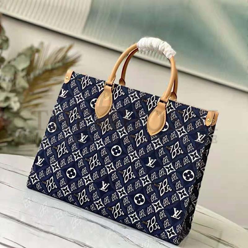 L0vis Vvtt0n LV Women Since 1854 OnTheGo MM Tote Monogram Flowers Canvas Master Quality