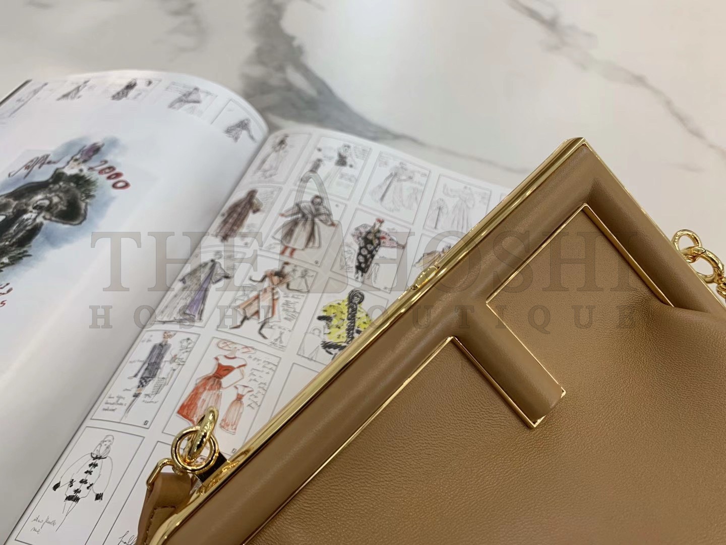 F**di First Small Bag In Light Brown Nappa Leather Master Quality