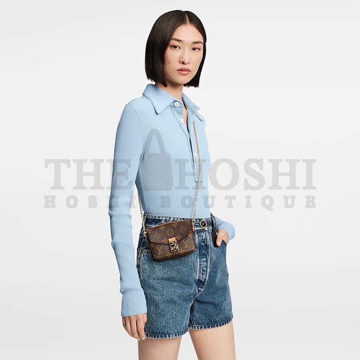 L0vis Vvtt0n LV Women Micro Metis Bag Monogram Coated Canvas Cowhide Leather Master Quality