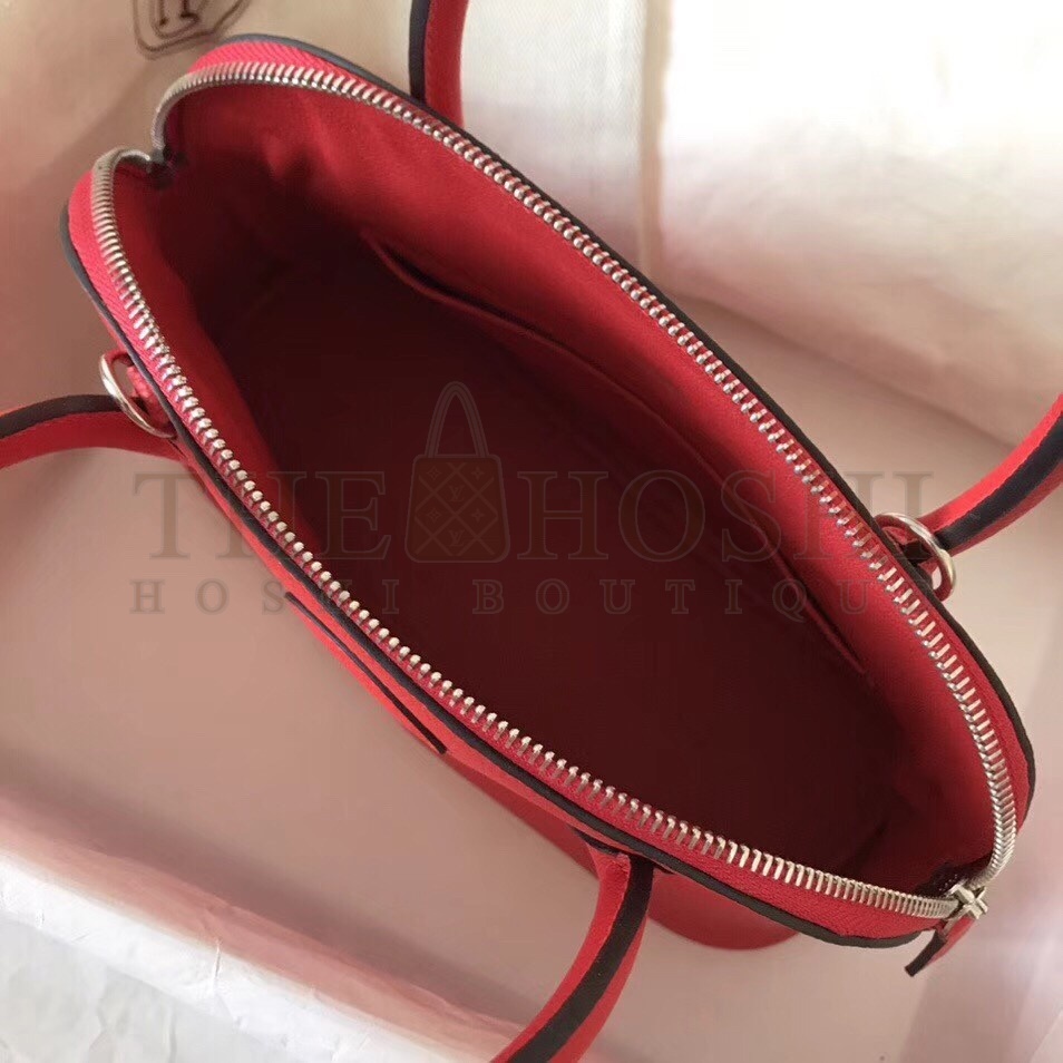 H**me5 Red Clemence Bolide 27cm Handmade Bag Master Quality