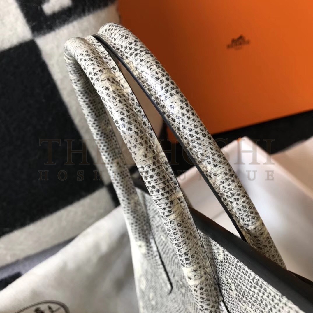 H**me5 Birkin 25cm Bag In Ombre Embossed Natural Lizard Master Quality