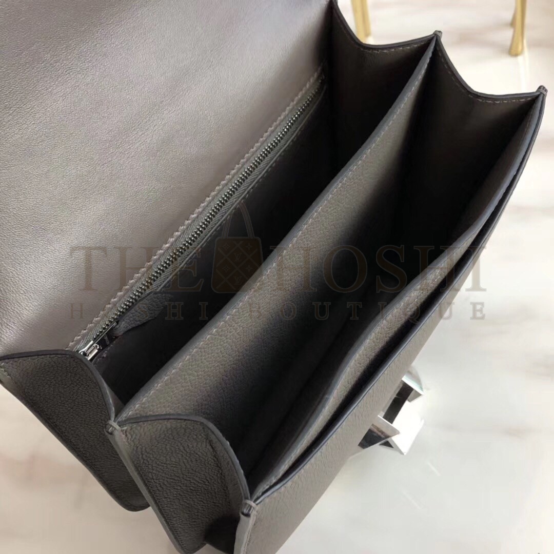 H**me5 2002 20cm Bag In Etain Evercolor Calfskin Master Quality