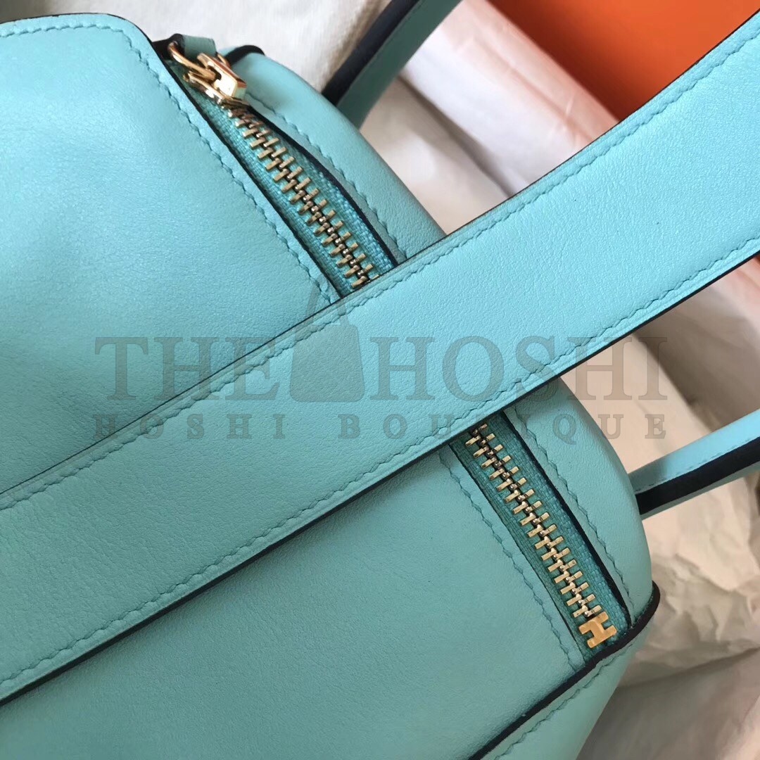 H**me5 Blue Atoll Lindy 30cm Swift Handmade Bag Master Quality