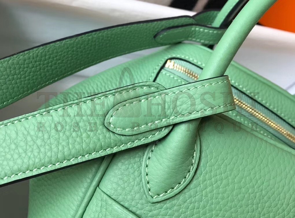 H**me5 Lindy Mini Bag In Vert Criquet Clemence Calfskin Master Quality