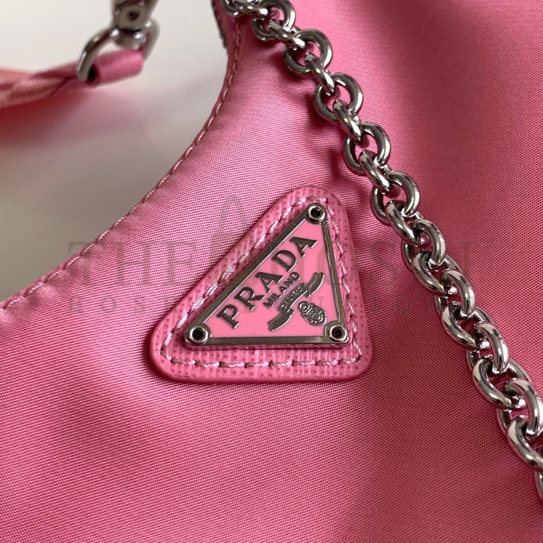 Pra*a Re-Edition 2005 Shoulder Bag In Pink Re-Nylon Master Quality
