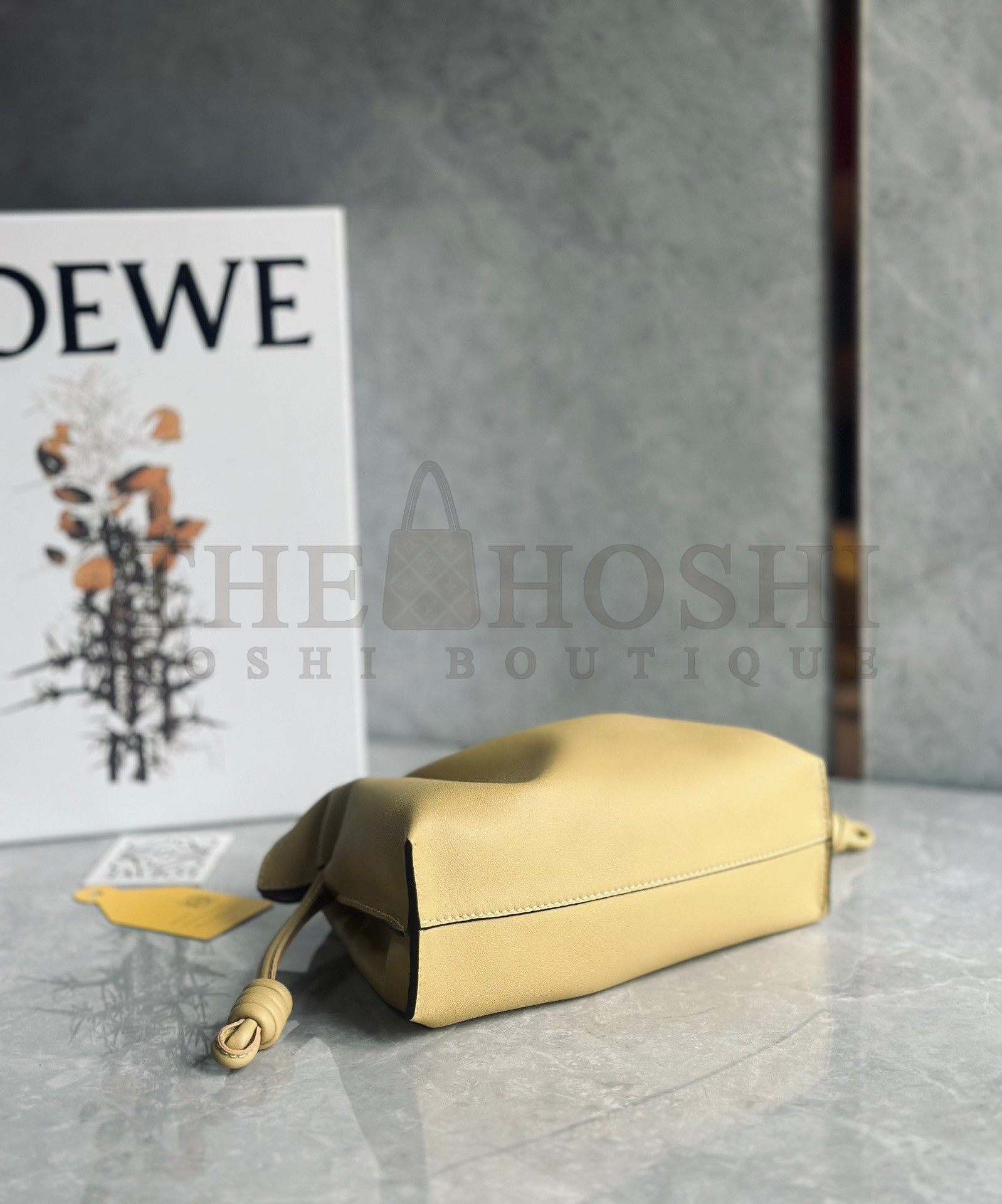 L0ew* Flamenco Clutch Bag In Dark Butter Calfskin Master Quality