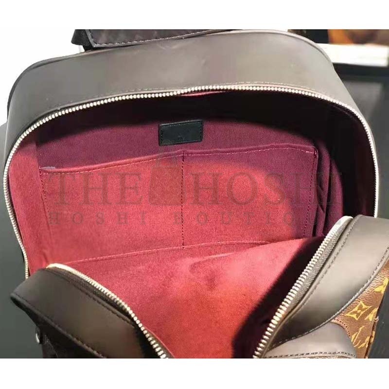L0vis Vvtt0n LV Men Josh Backpack in Monogram Macassar-Brown Master Quality