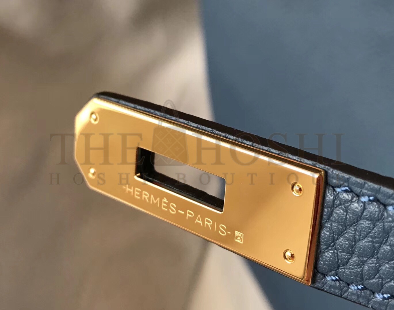 H**me5 Blue Agate Clemence Birkin 35cm Bag Master Quality