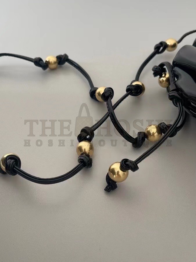 B0tt*ga Ven*ta Mini Pouch In Black Patent Leather Master Quality