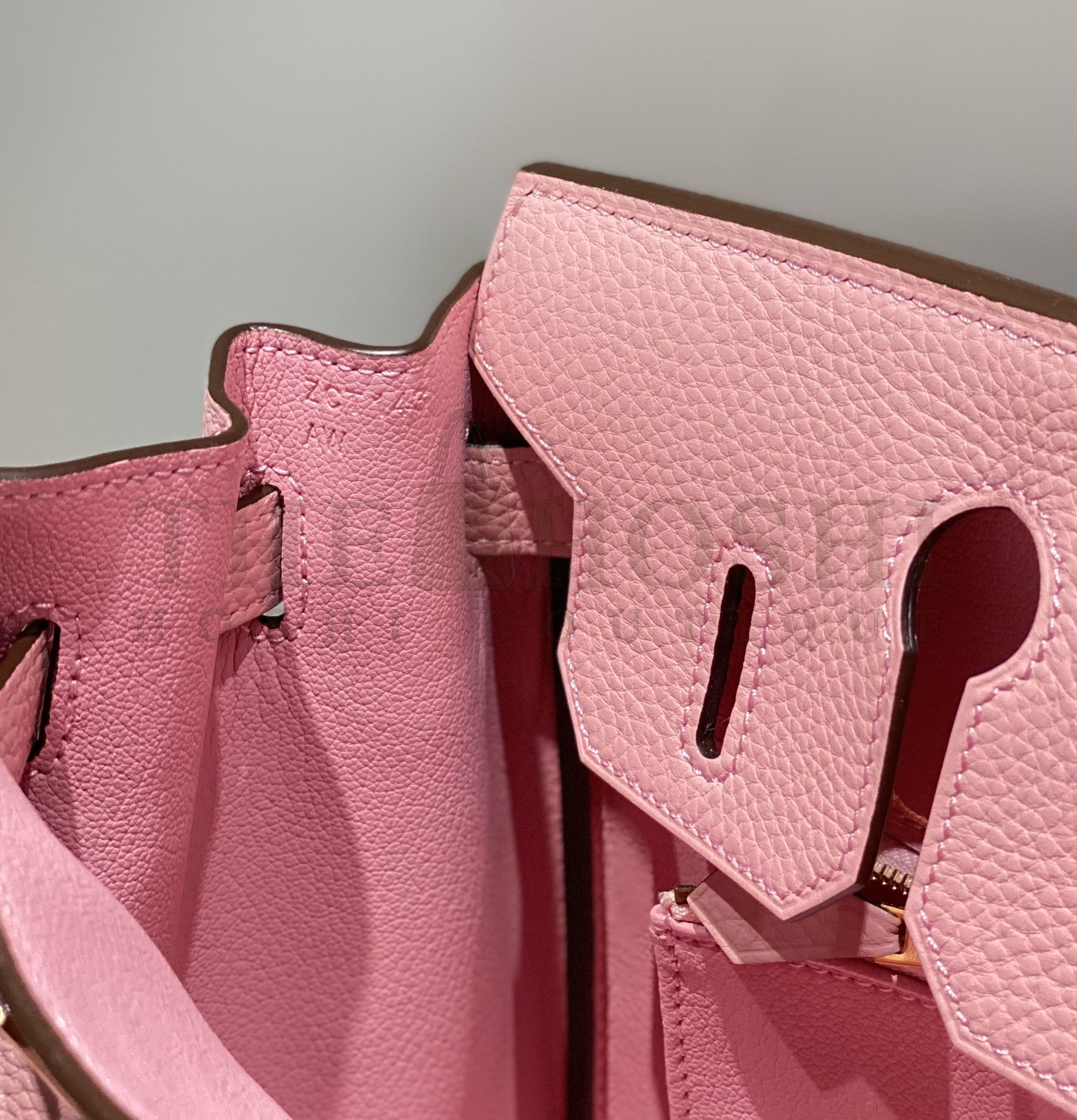 H**me5 Pink Birkin 30cm Epsom Handmade Bag Master Quality