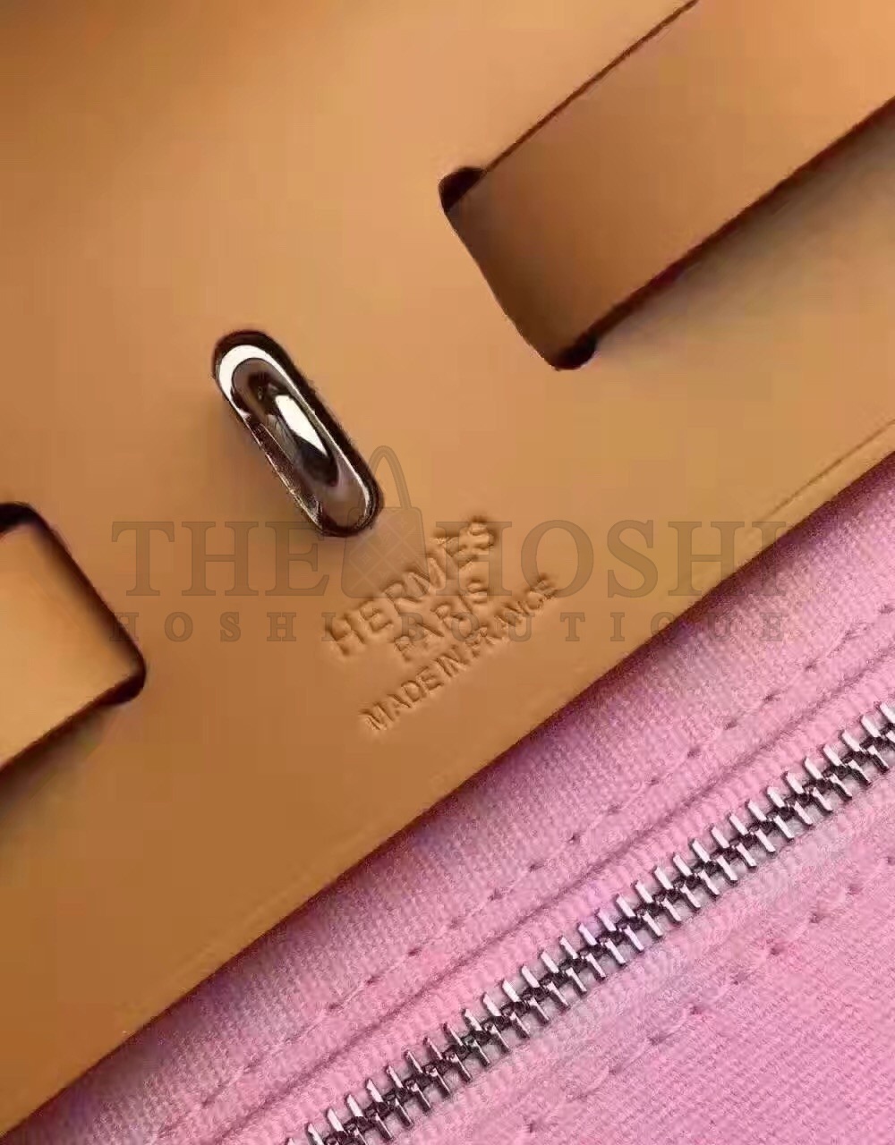 H**me5 Herbag Zip PM 31cm Bag In Pink Canvas Master Quality