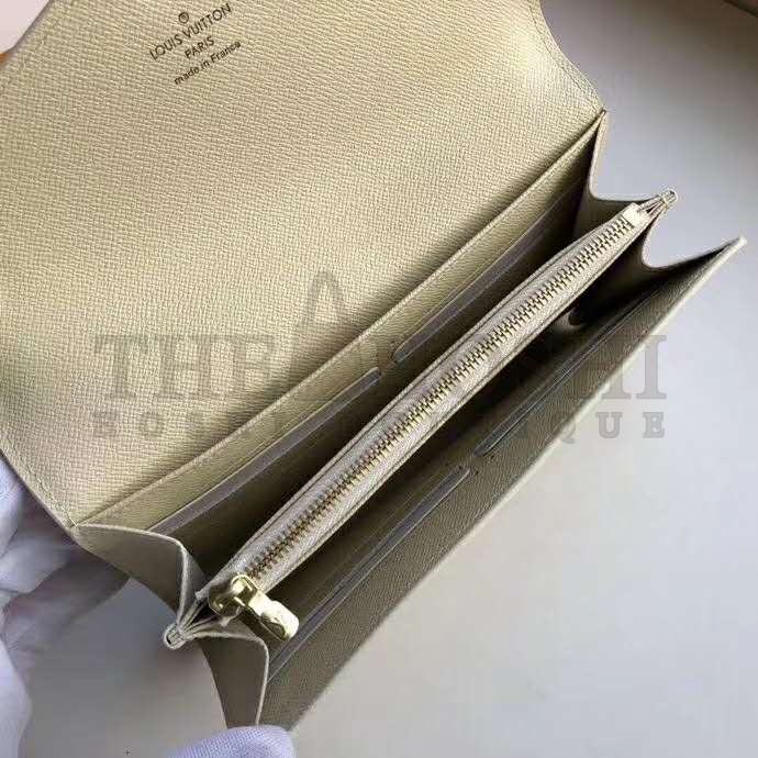 L0vis Vvtt0n LV Women Sarah Wallet Damier Azur Coated Canvas Master Quality