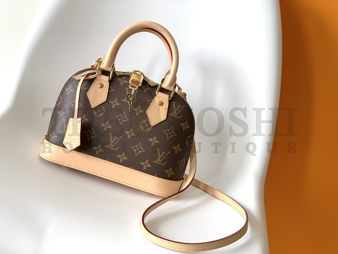 L0vis Vvtt0n LV Women Alma BB Handbag in Graphic Damier Ebene Canvas N41221 M53152 Master Quality