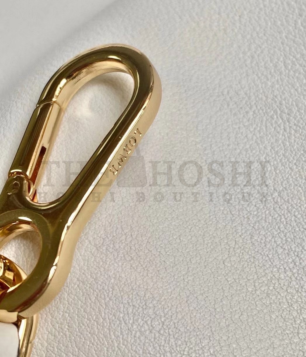 L0ew* Flamenco Clutch Bag In White Calfskin Master Quality