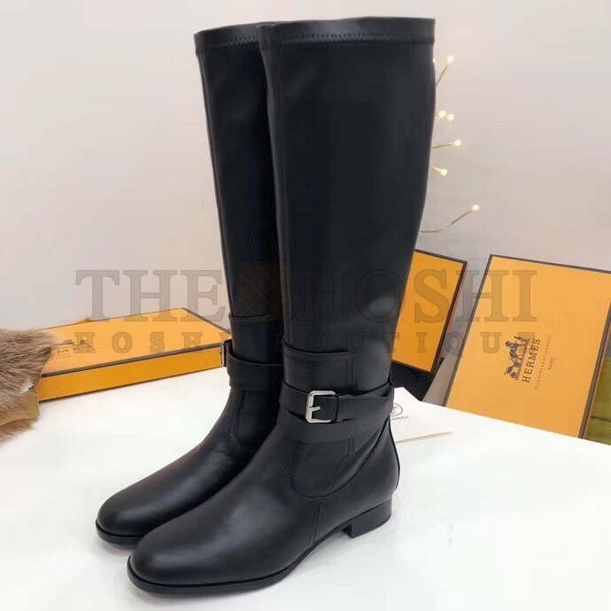 H**me5 Soria Boots In Black Calfskin Leather Master Quality