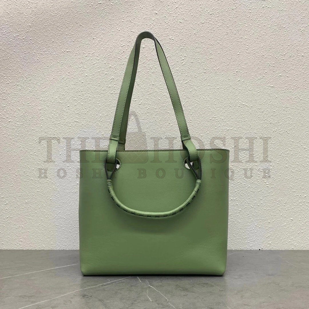 L0ew* Anagram Small Tote In Rosemary Classic Calfskin Master Quality
