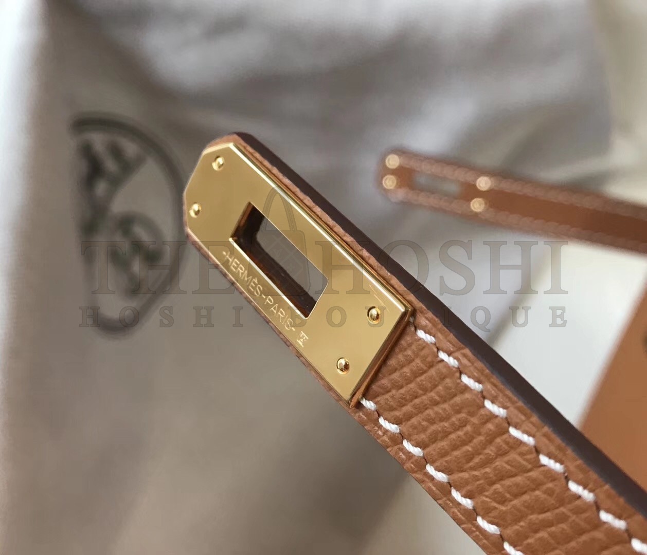 H**me5 Kelly 25cm Sellier Bag In Gold Epsom Leather Master Quality