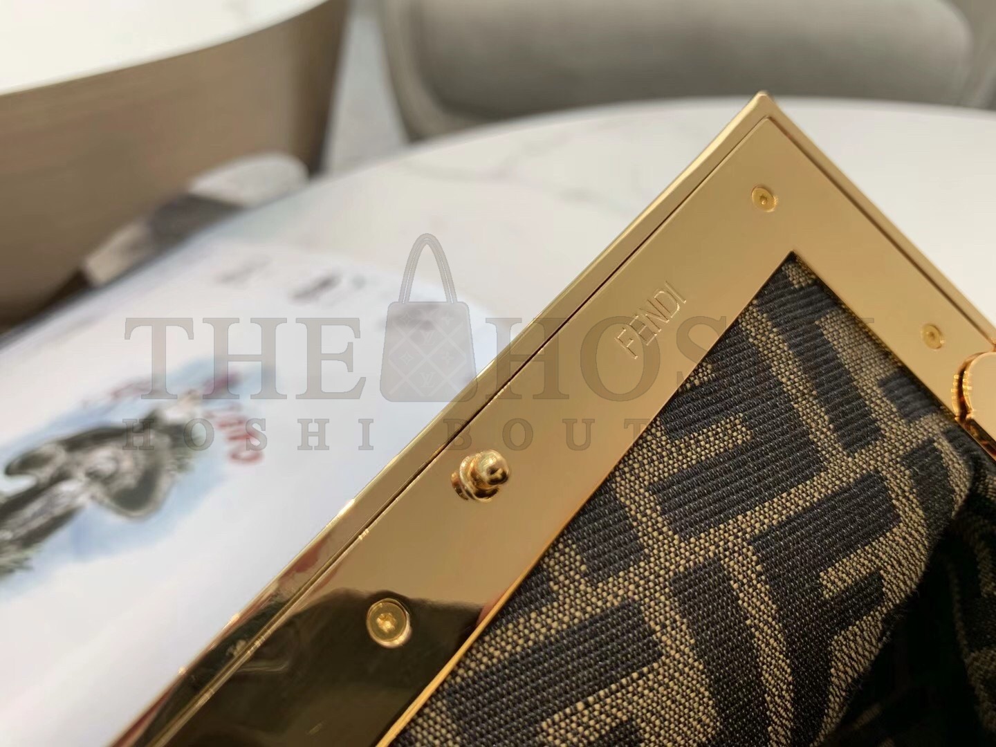 F**di First Small Bag In Dark Brown Nappa Leather Master Quality