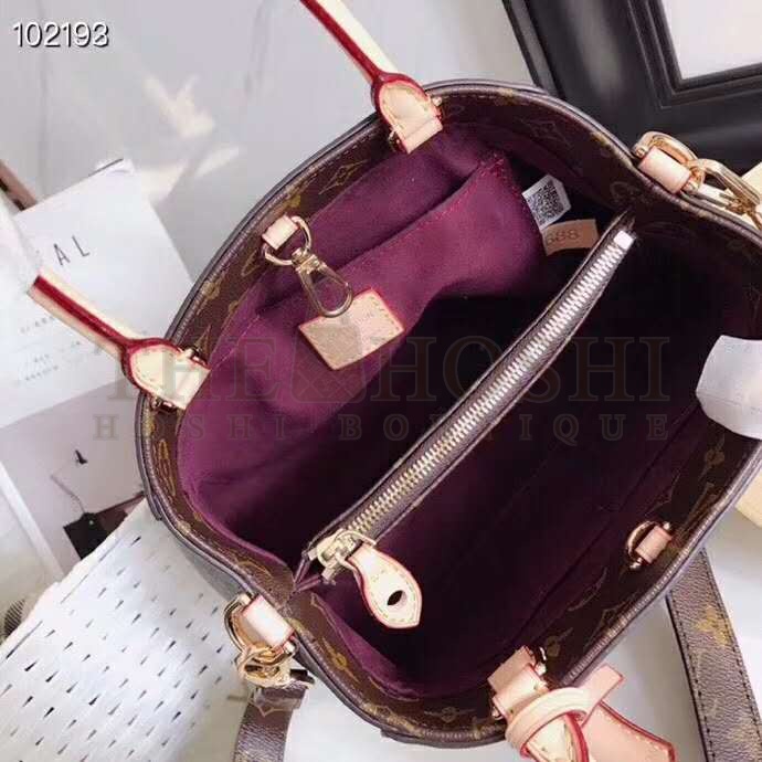 L0vis Vvtt0n LV Women Montaigne BB Bag in Iconic Monogram Canvas-Brown Master Quality
