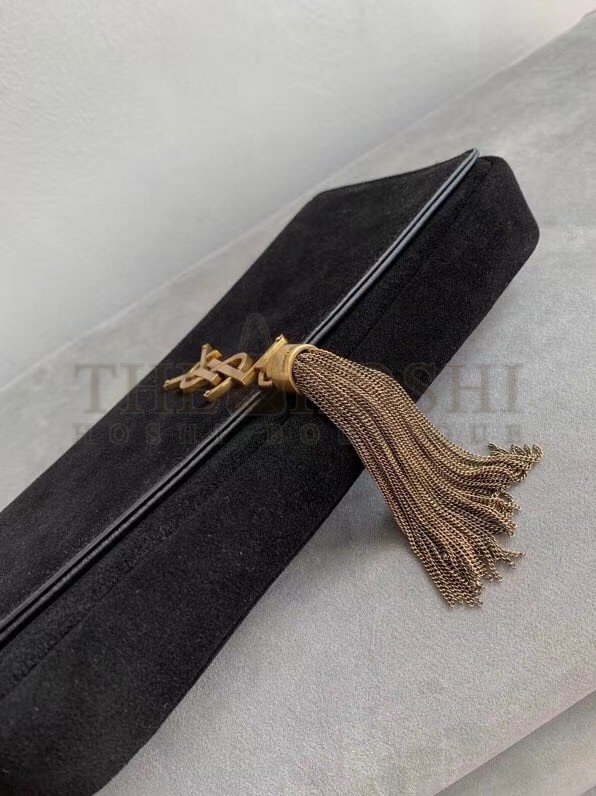 Sa1nt Lau*nt Kate 99 Shoulder Bag In Black Suede Master Quality