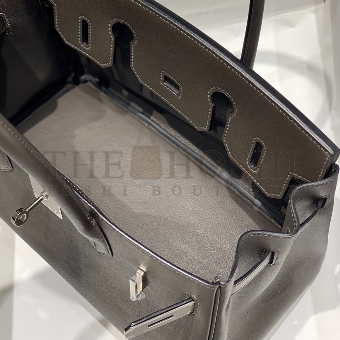 H**me5 Birkin Shoulder Mini 29cm Swift Leather 8F Tin black and Hardware Master Quality