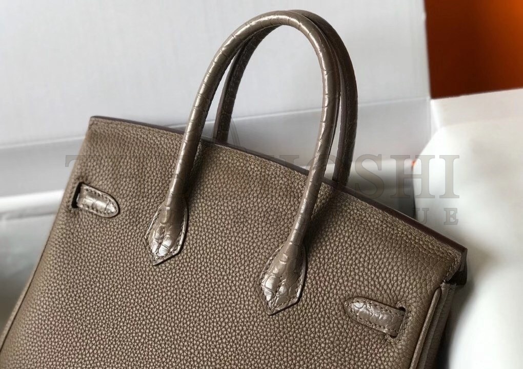 H**me5 Touch Birkin 25cm Limited Edition Taupe Bag Master Quality
