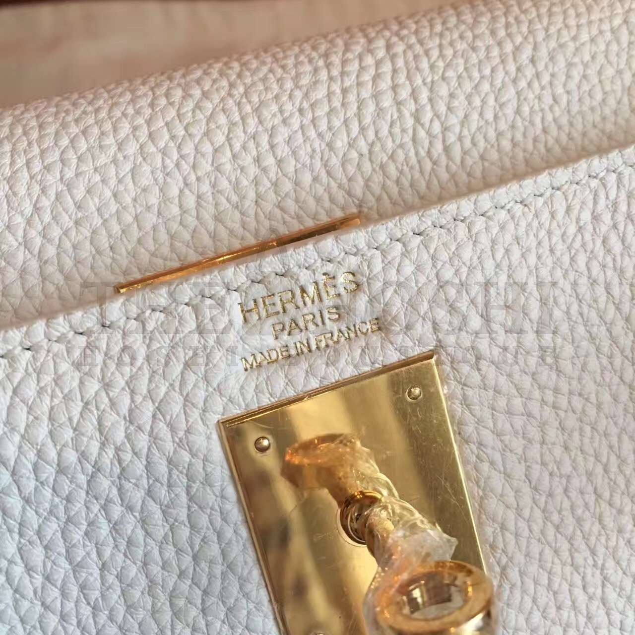 H**me5 White Clemence Kelly Retourne 32cm Handmade Bag Master Quality