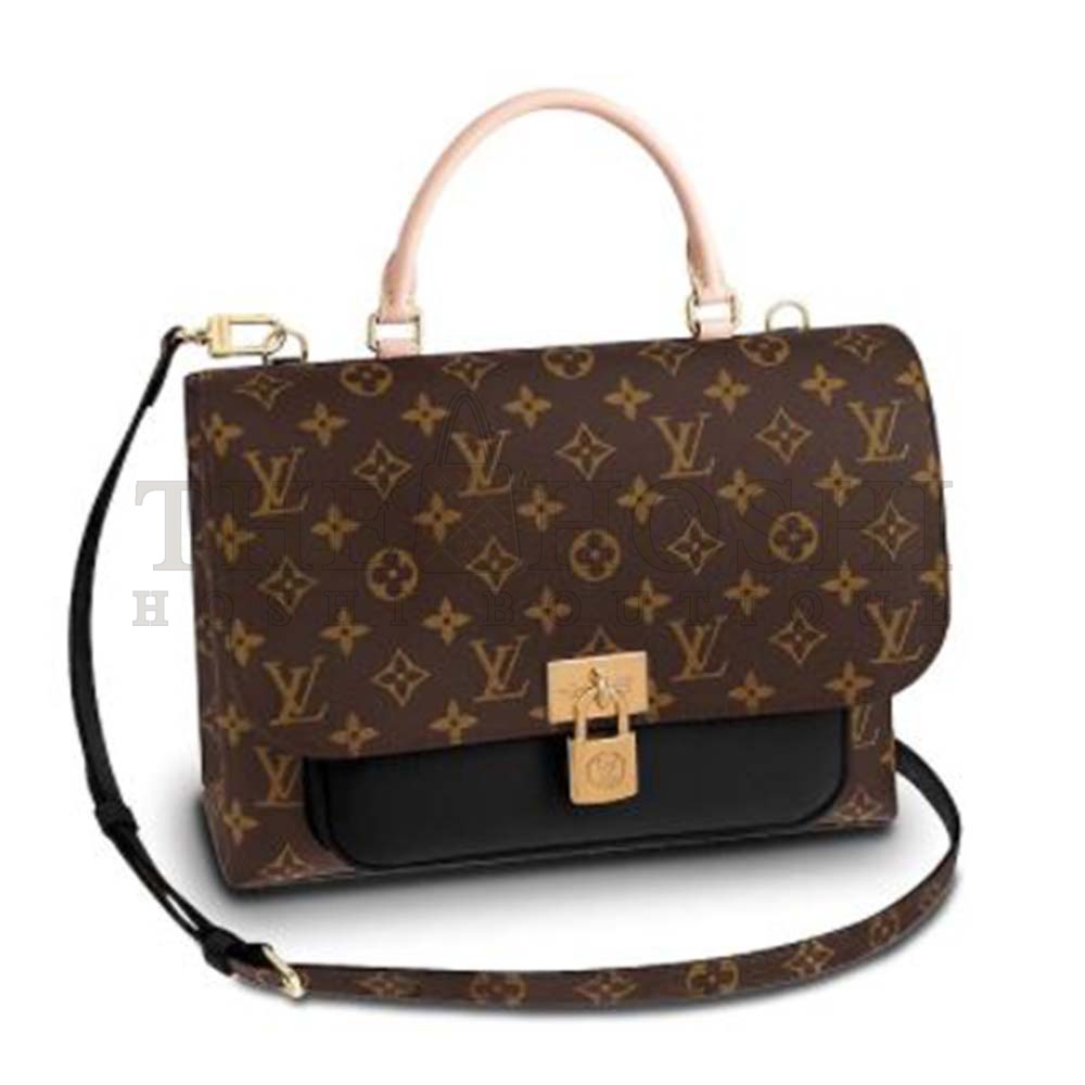 L0vis Vvtt0n LV Women Marignan Bag in Monogram Canvas and Calf Leather Master Quality