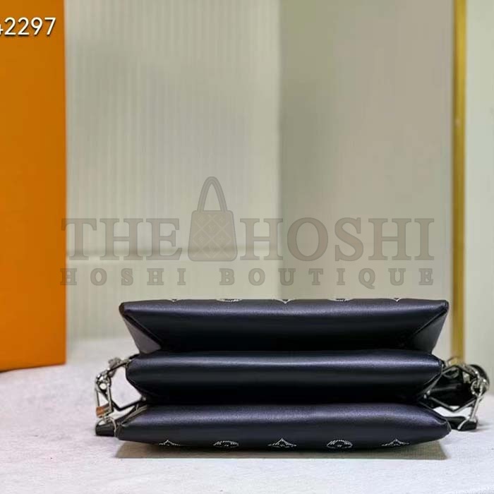 L0vis Vvtt0n LV Women Coussin MM Handbag Black Gray Lambskin Master Quality