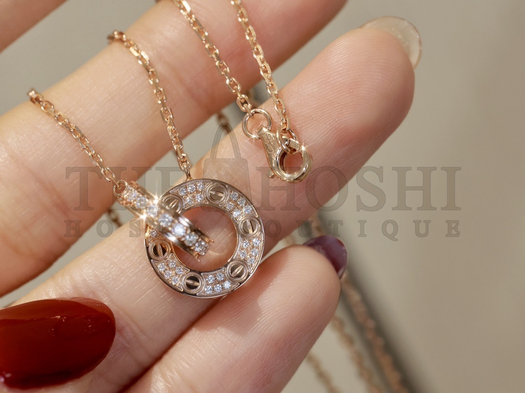 Ca*t1er LOVE NECKLACE, D1am0ndS Master Quality
