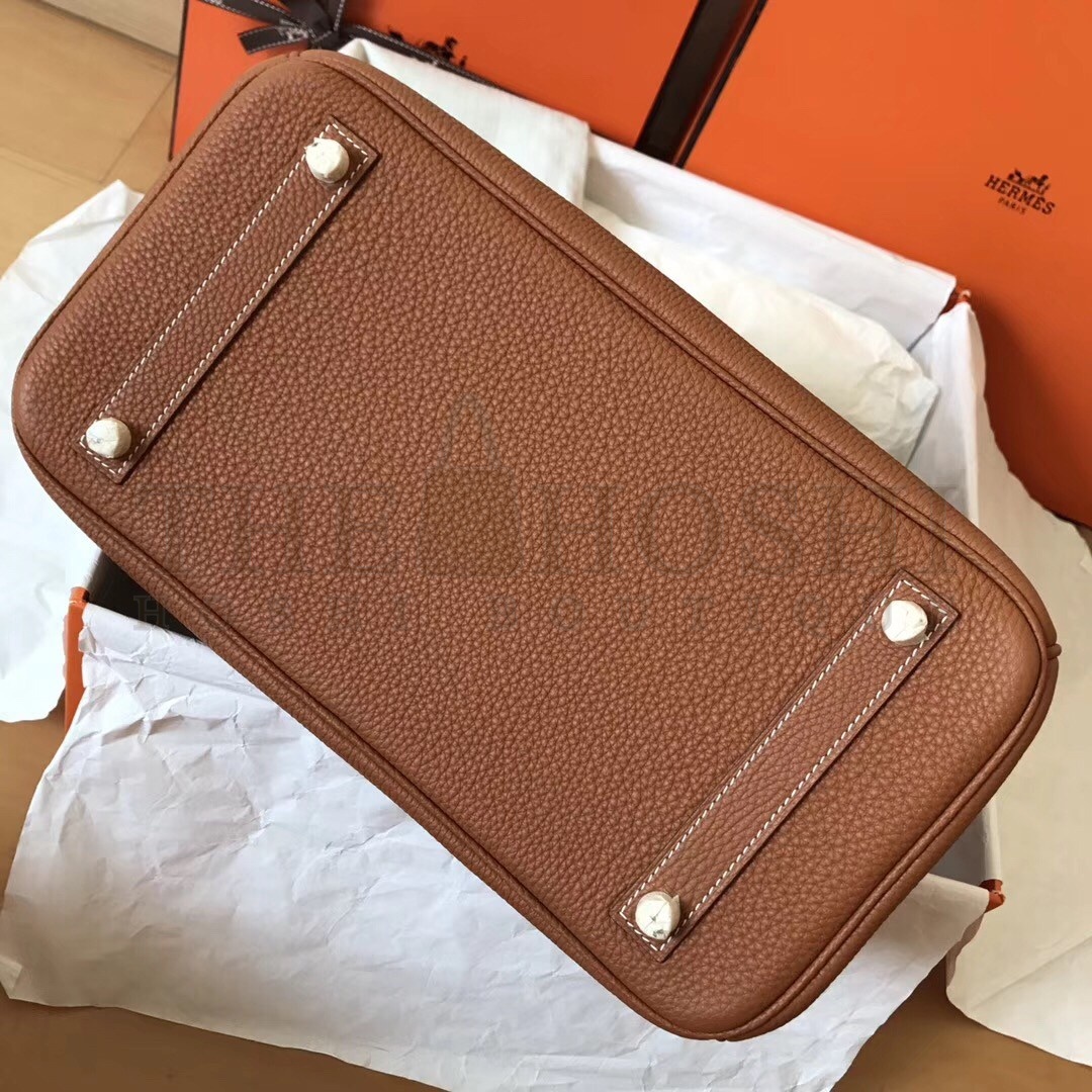 H**me5 Gold Birkin 30cm Clemence Handmade Bag Master Quality