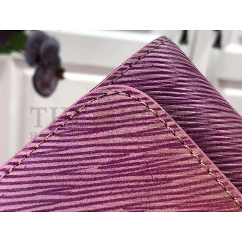 L0vis Vvtt0n LV Women Twist MM Handbag Pink Epi Grained Cowhide Leather Master Quality