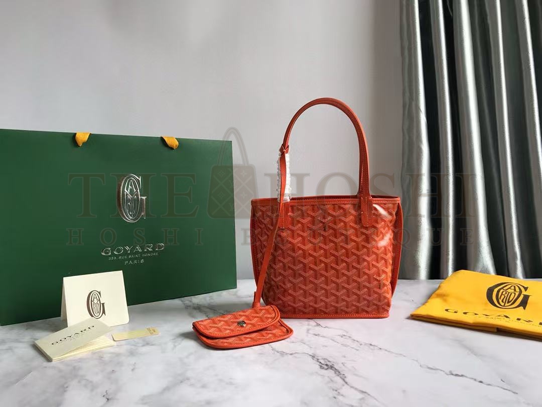 G09ard Anjou Tote Double-sided use leather Inside bag PM size:The bag opening is 28 cm; the base measures 20 cm (length) × 20 cm (height) × 10 cm (depth). Master Quality