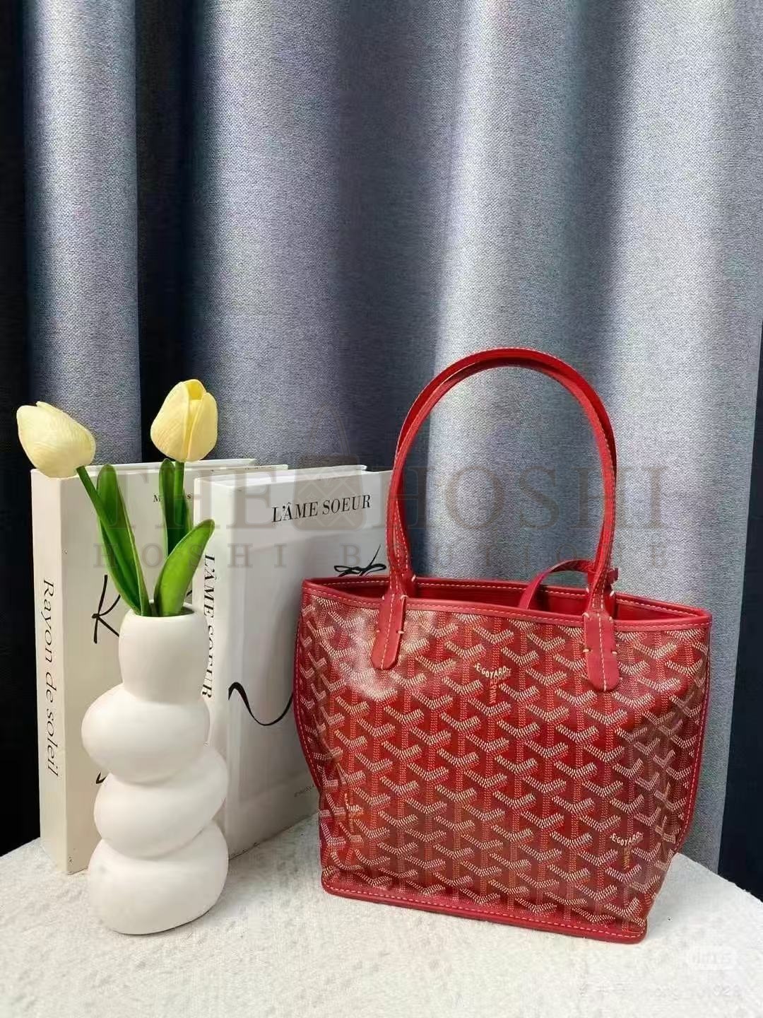 G09ard Anjou Tote Double-sided use leather Inside bag PM size:The bag opening is 28 cm; the base measures 20 cm (length) × 20 cm (height) × 10 cm (depth). Master Quality