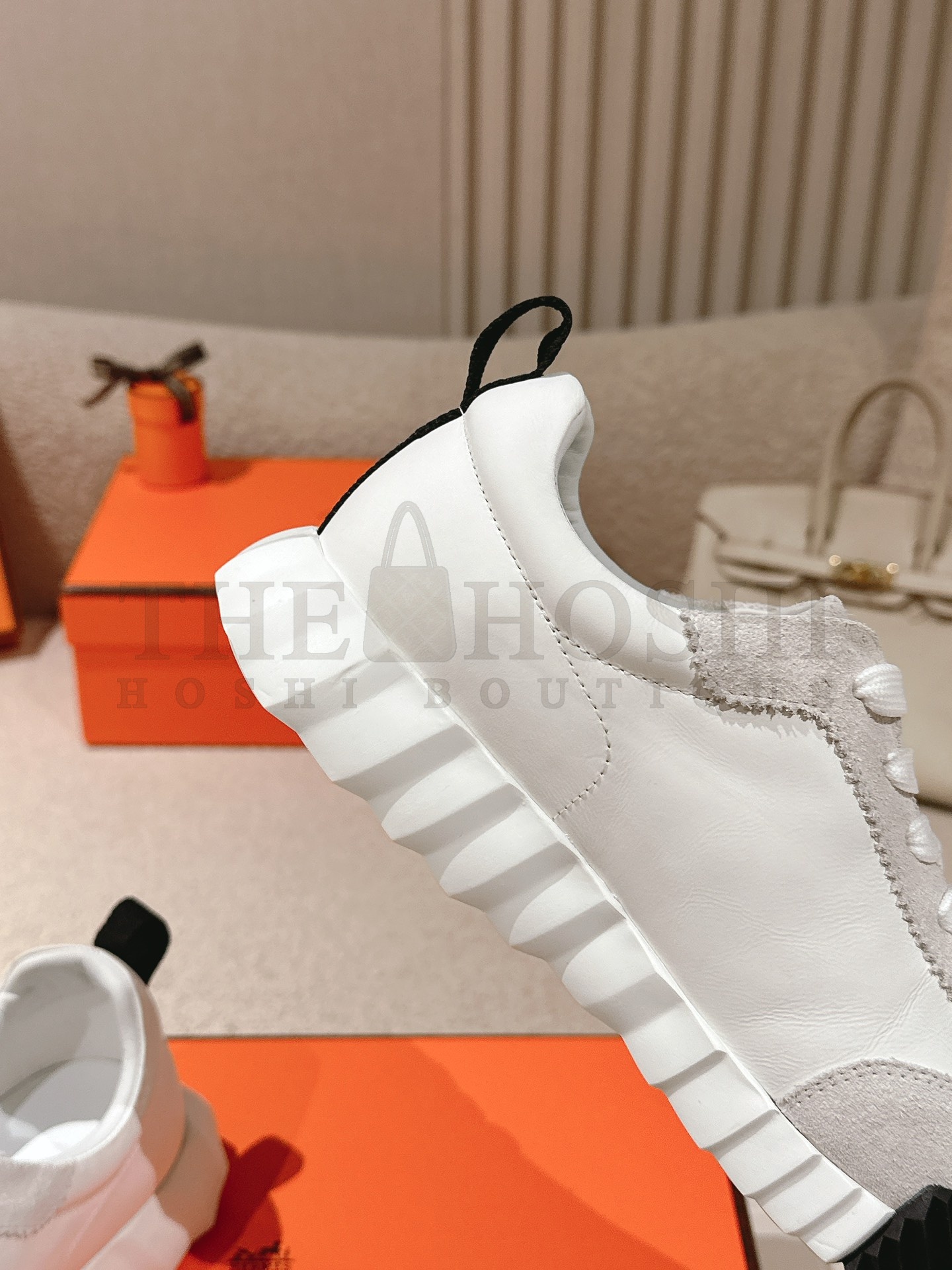 H**me5 Bouncing Sneakers In White Canvas Master Quality