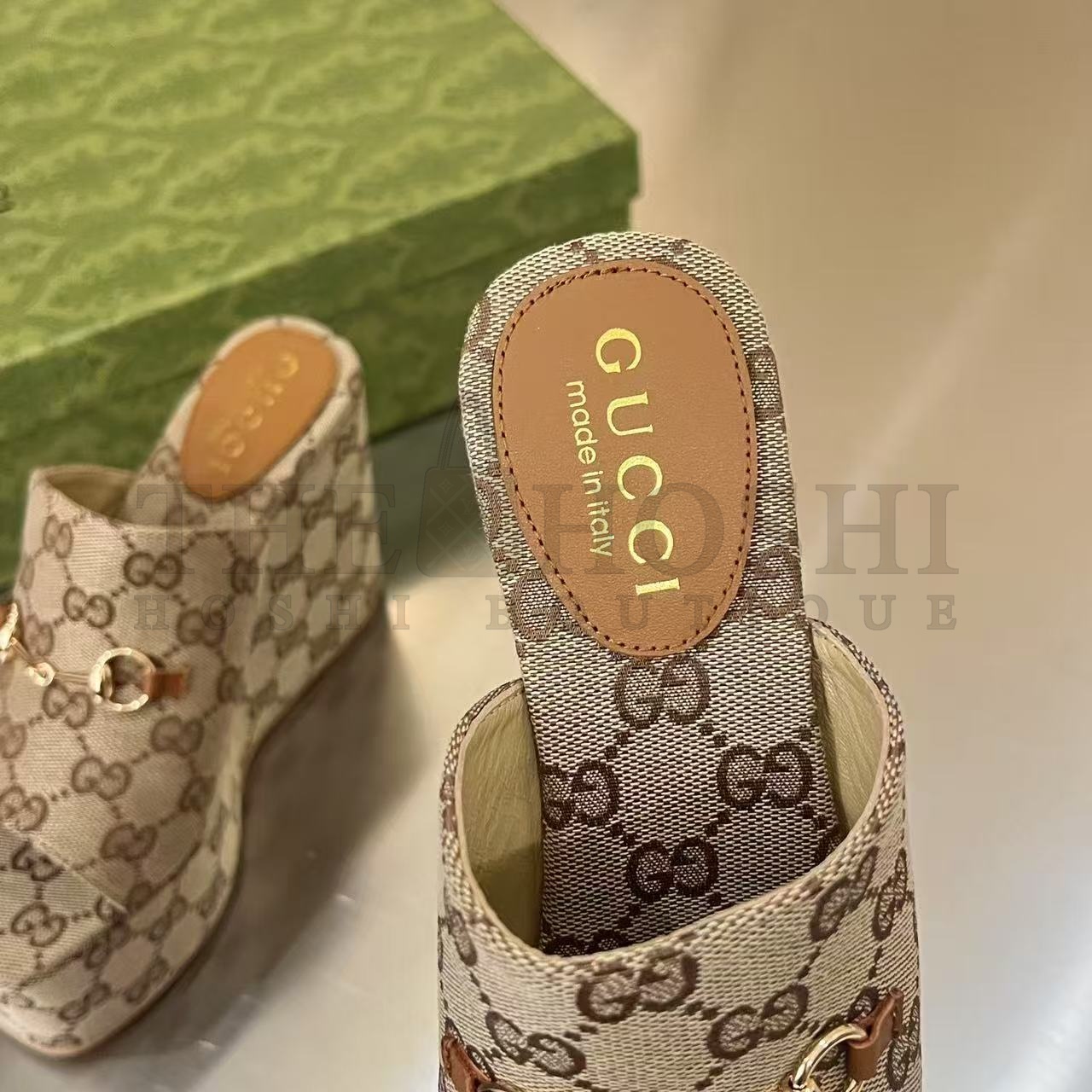 Gvc*1 GG Spring Summer 25 Platform Slide Sandals 35-41 Master Quality