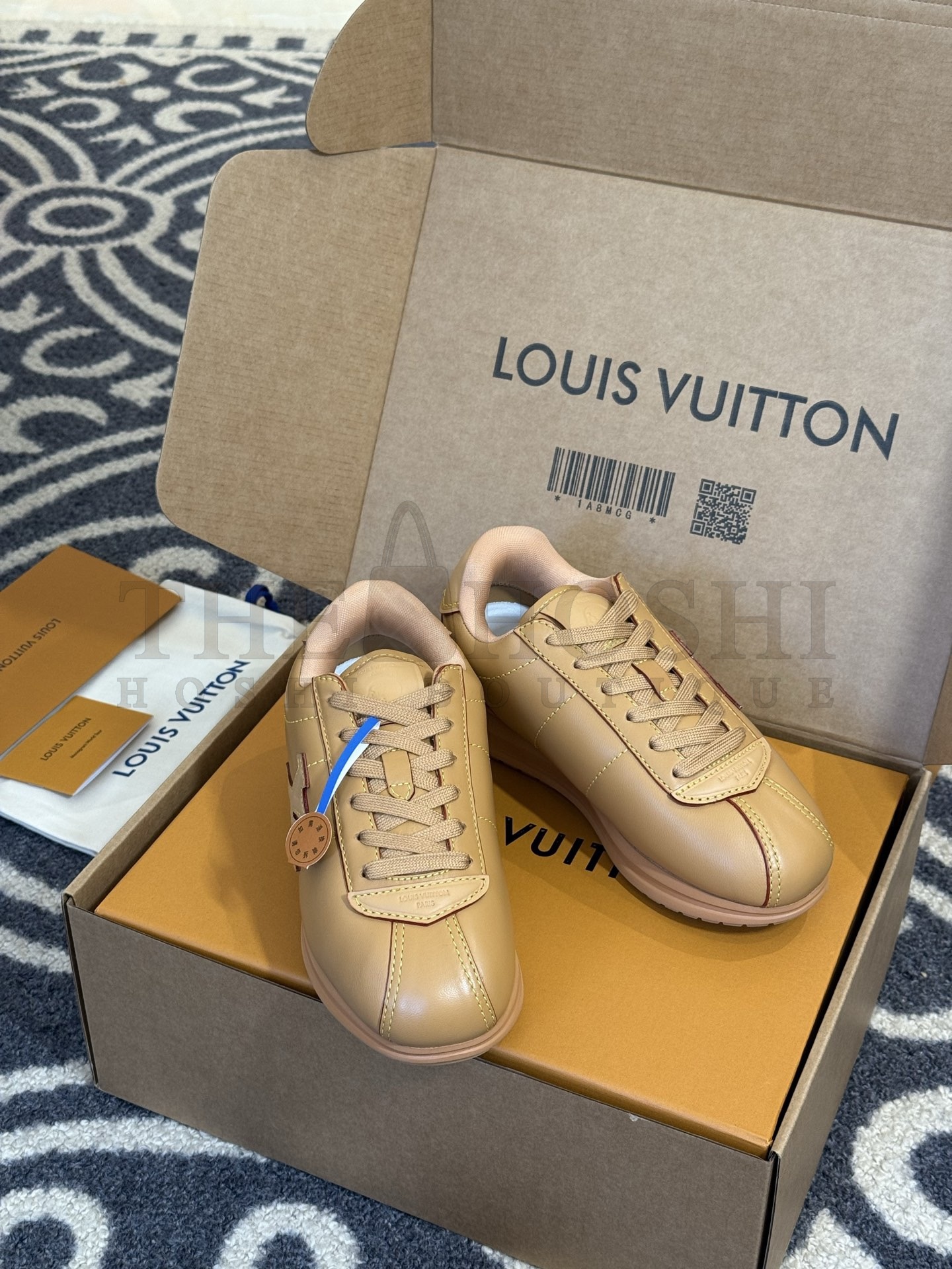 L0vis Vvtt0n LV x Nigo Butterscotch FW25 Monogram Calfskin Sneakers 35-45 Master Quality